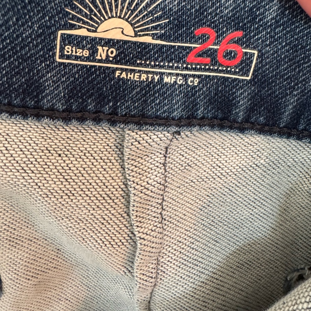 Fajerty High-Rise Straight Leg Women's Jeans in Light Blue 26 - Picture 8 of 9
